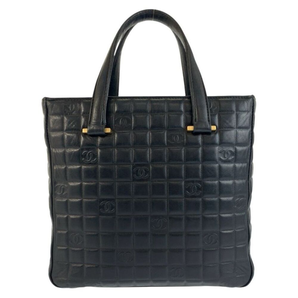 Chanel Icon Choco Bar Leather Tote